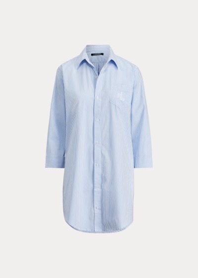 Women's Ralph Lauren Striped Cotton Sleep Shirt | 246985AGV